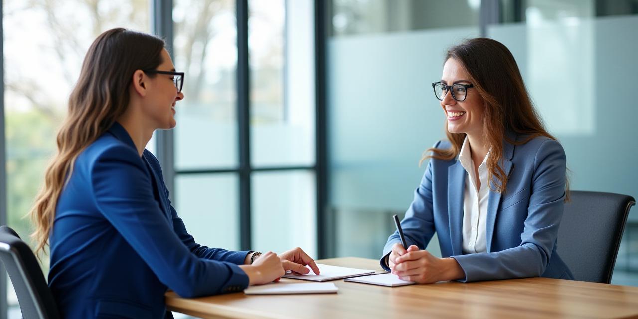 Sessione di simulazione colloquio con un esperto di carriera